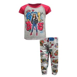 Nickelodeon Girl Boss Pajama Set - Pink and Gray